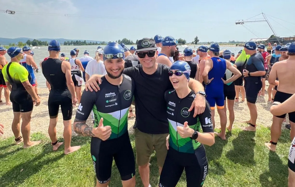 Atte ACADEMY at the triathlon in Ratnovce, Slovakia